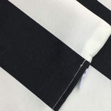 Pcinfuns Patio Indoor/Outdoor Decorative Throw Pillow Cover Cushion Case for Replacement 18" x 18"  Set of 2 Black White