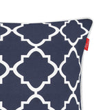 Pcinfuns Patio Indoor/Outdoor Decorative Throw Pillow Cover Cushion Case for Replacement 18" x 18" Set of 2 Navy Blue