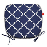 Pcinfuns Indoor/Outdoor Chair Pads Seat Cushions Garden Patio Home Chair Cushion,17" X 16" Navy Plaid